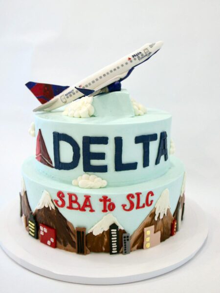 Delta Airlines Cake