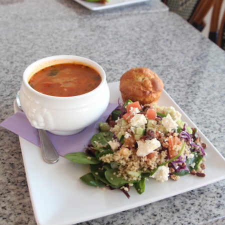 Lunch Combination Soup And Salad