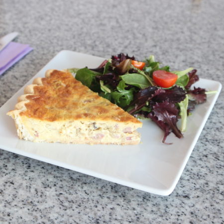 Quiche And Mixed Greens