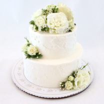 Two Tier Rustic Flowers