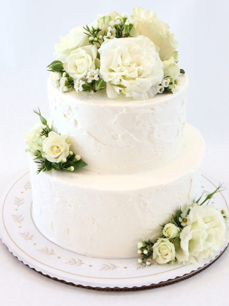Two Tier Rustic Flowers