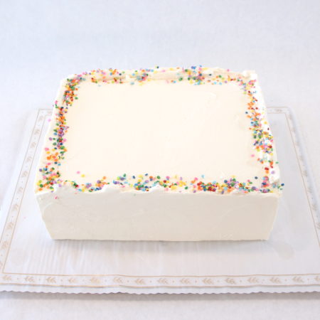 Vanilla Fiesta Sheet Cake